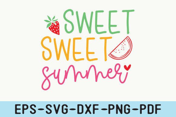 Download Sweet Summer Cut Files, Beach Svg, - Summer cut file Collection