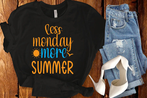 Download Less Monday More Summer Cut Files - Summer cut file Collection