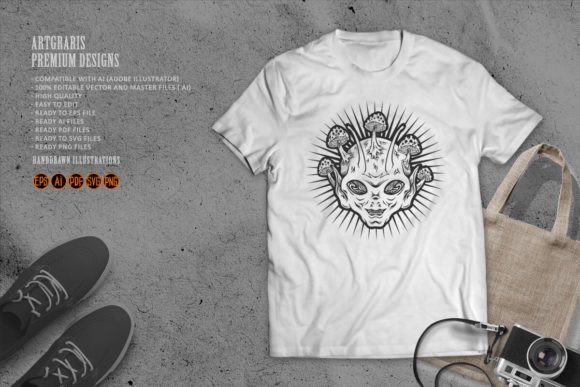 Download Trippy Mushroom Heads Extraterrestrial - Extraterrestrial Collection